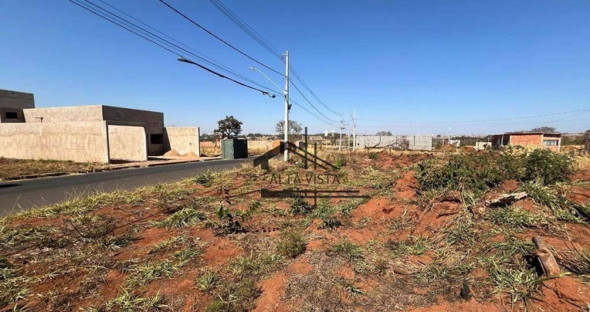 Terreno à venda, 266 m² por R$ 147.000,00 - Luizote de Freitas - Uberlândia/MG