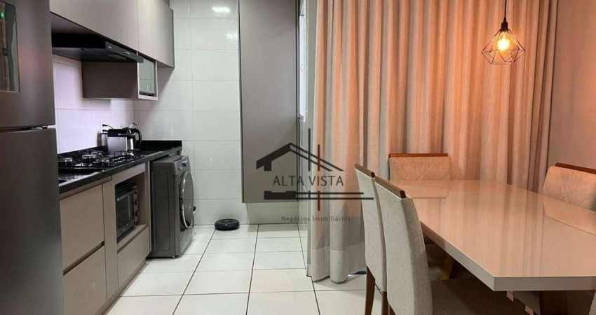 Apartamento com 2 dormitórios à venda, 52 m² por R$ 275.000,00 - Granada - Uberlândia/MG