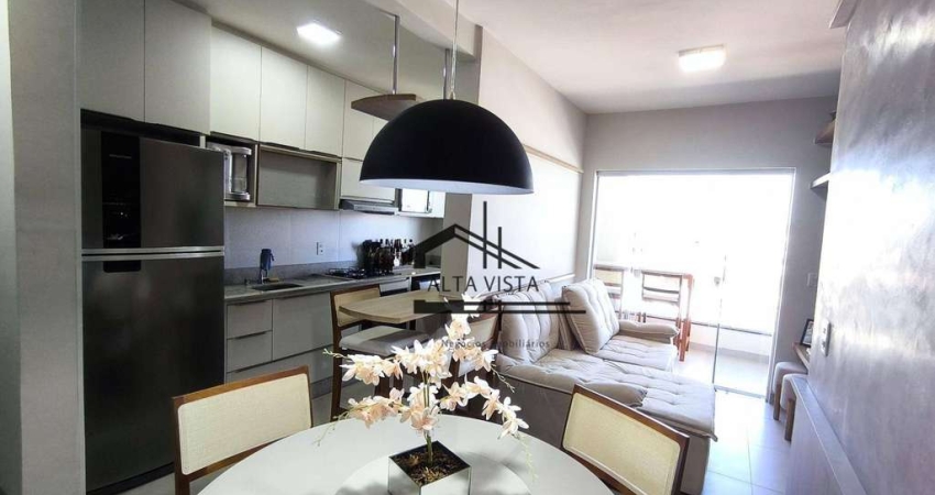 Apartamento com 2 dormitórios à venda, 58 m² por R$ 399.000 - Jardim Patrícia - Uberlândia/MG