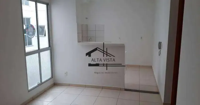 Apartamento com 2 dormitórios à venda, 49 m² por R$ 125.000 - Shopping Park - Uberlândia/MG
