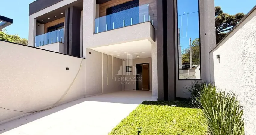 Sobrado de alto padrão – 3 suítes com closet – são josé dos pinhais/pr