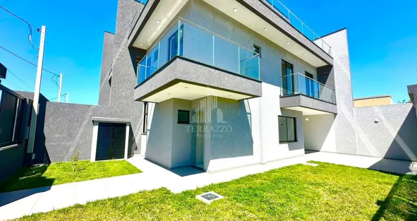 Triplex de esquina com amplo quintal – jardim cruzeiro, são josé dos pinhais/pr