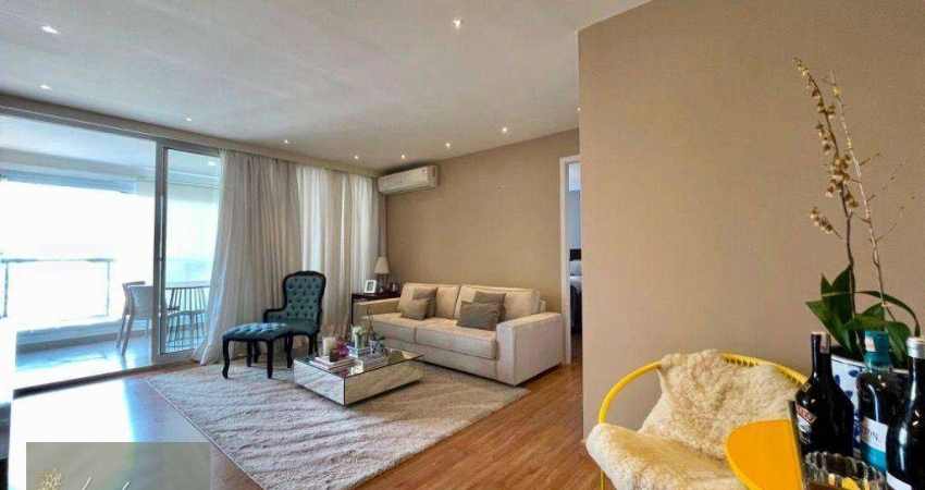 Apartamento com 1 dormitório para alugar, 68 m² por R$ 7.273,86/mês - Brooklin - São Paulo/SP