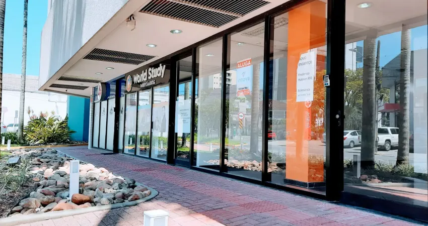 Alugo sala comercial térrea, 55 m2 - bairro centro, joinville-sc