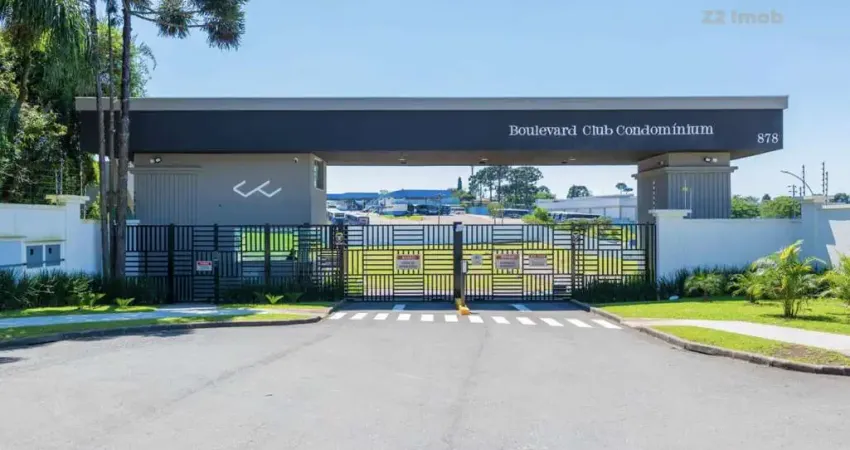 Terreno à venda, 220m2 no boulevard club condominium - xaxim, curitiba