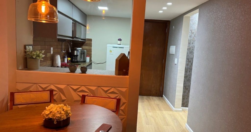 LINDO APARTAMENTO 1/4 SALA REVERTIDO PARA 2/4 (PORTEIRA FECHADA)