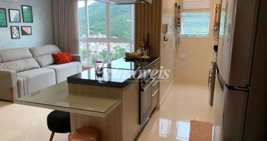 Apartamento à venda, mobiliado, 2 quartos sendo 1 suíte, 1 vaga, porto januária, fazenda, itajaí-sc