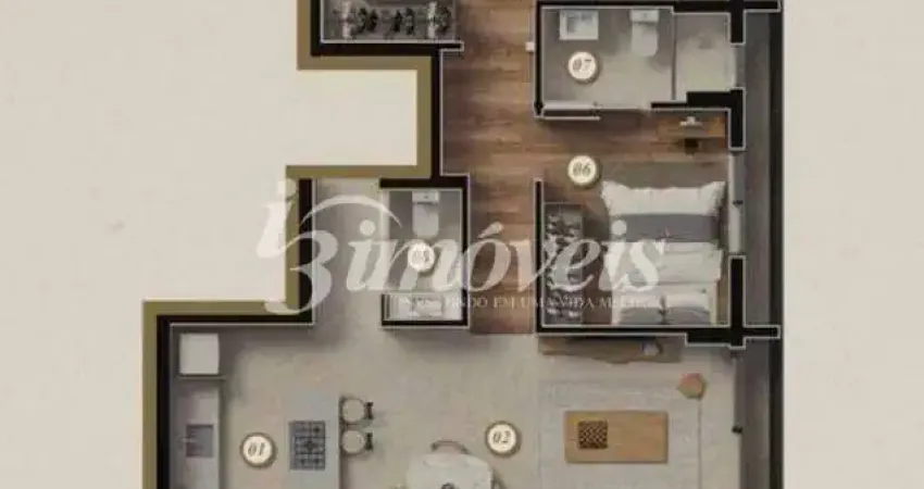 Apartamento à venda, 2 quartos sendo 2 suítes, 1 vaga, ed. moradas atalaia, bairro fazenda, itajaí-sc