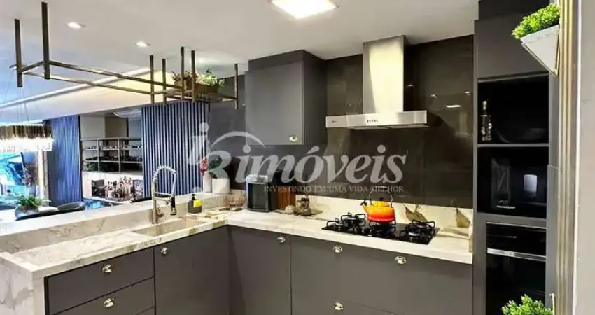 Apartamento à venda, mobiliado, com vista mar, 2 quartos, sendo uma suíte master com closet, 2 vagas, Amores da Brava Club House, Praia Brava, Itajaí SC