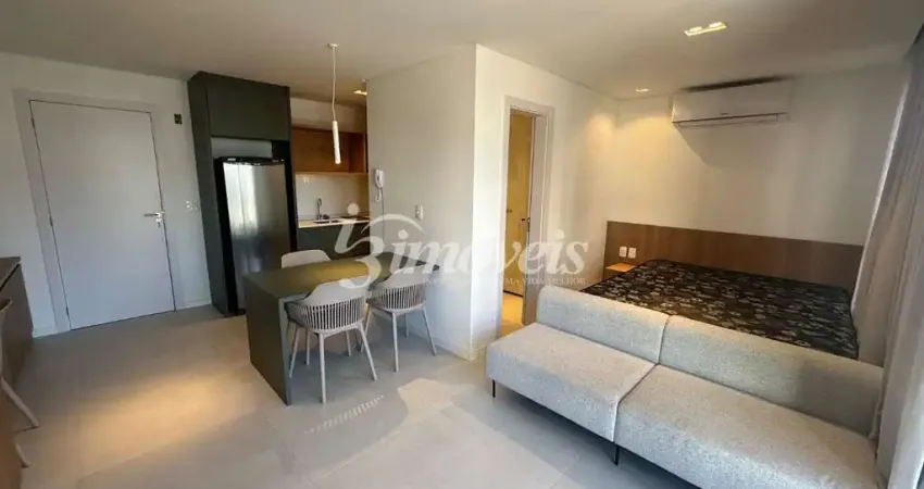 Apartamento loft para locação anual mobiliado, 1 vaga de garagem, edifício 4sete, no bairro centro, itajaí-sc