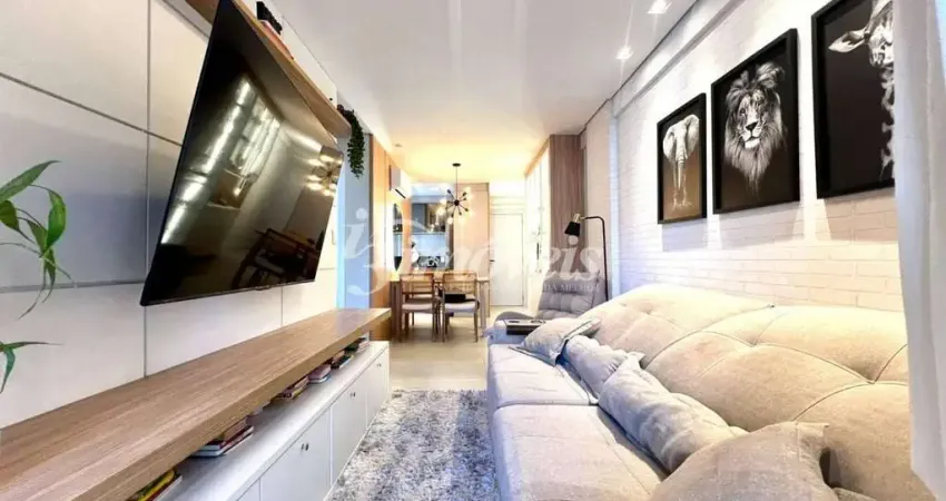 Apartamento à venda, 2 quartos sendo 2 suítes, 2 vagas, com linda mobília, residencial beira rio connection, bairro fazenda, itajaí-sc