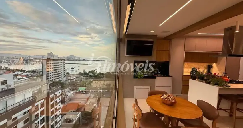 Apartamento com vista mar mobiliado à venda, 3 quartos, sendo 2 suítes, 2 vagas, ed. lotisa classic, bairro fazenda, itajaí-sc