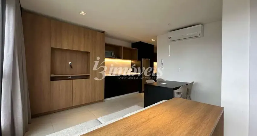 Apartamento loft para locação anual totalmente mobiliado, 1 vaga de garagem, edifício 4sete, no bairro centro, itajaí-sc