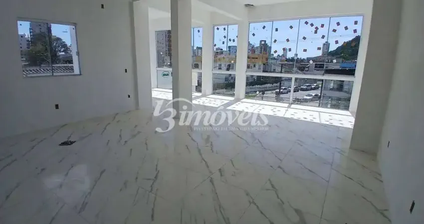 Sala comercial para locação anual, nova, térrea, 75m², no bairro vila operária, itajaí-sc