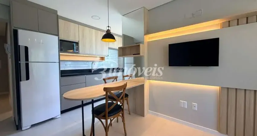 Apartamento para locação anual, totalmente mobiliado, 1 quarto, 1 vaga de garagem privativa, no bairro Fazenda, Itajaí-SC