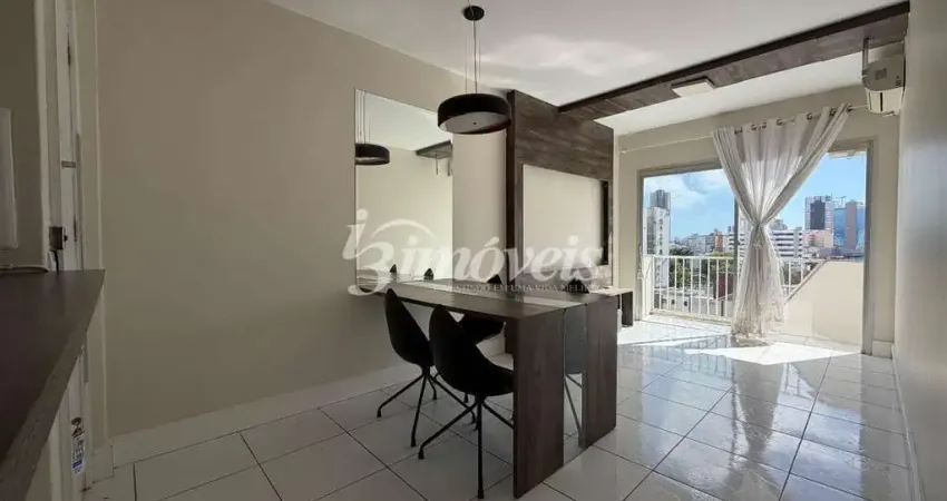 Apartamento para locação anual mobiliado, equipado e decorado, 1 vaga de garagem, residencial portinari, no bairro centro, itajaí-sc