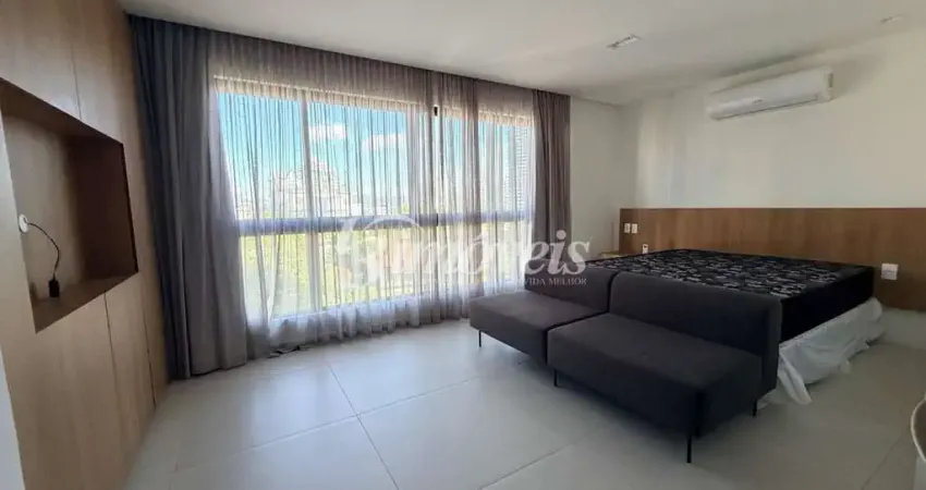 Apartamento Loft para locação anual mobiliado, 1 vaga de garagem privativa, Edifício 4Sete, no bairro Centro, Itajaí-SC