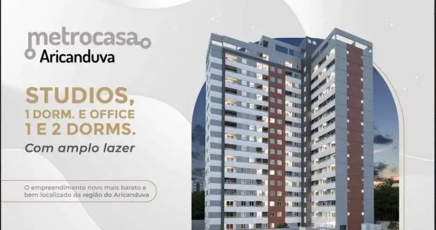 Excelente oportunidade para morar ou investir! apartamentos de 1 ou 2 dormitorios, localizados no bairro jardim imperador, proximo a av. aricanduva.  o condominio oferece uma infraestrutura completa c