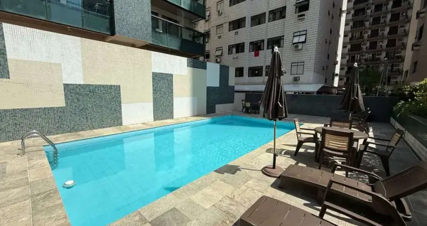 Apartamento mobiliado para locação pompéia - 70 m² - 2 dorm.sendo 1 suíte -prédio na orla de santos - r$ 4.423,25