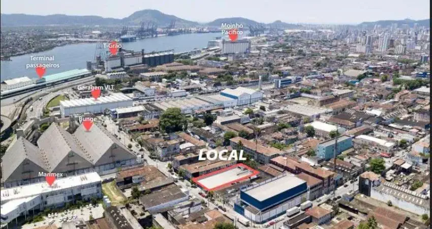Pátio de apoio logístico - porto de santos | 1.250m² | localização estratégica