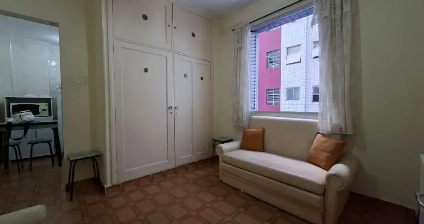 Venda excelente kitnet mobiliada na quada da praia em são vicente, sp