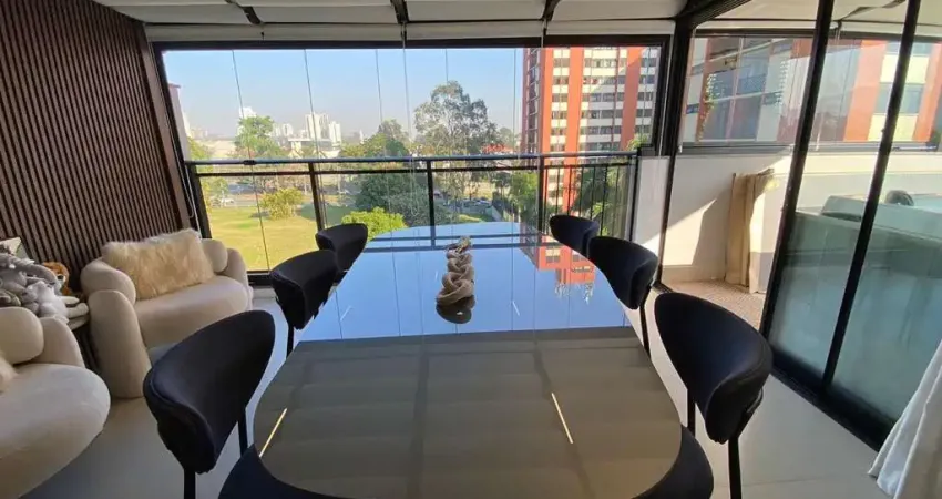 Apartamento garden de 126,00m2 em alphaville, tamboré a venda - magnifico, moderno e sofisticado tudo na linha premium