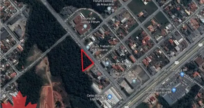 Terreno à venda na Rua Alfred Charvet, S/N, Vila Nova, Araucária