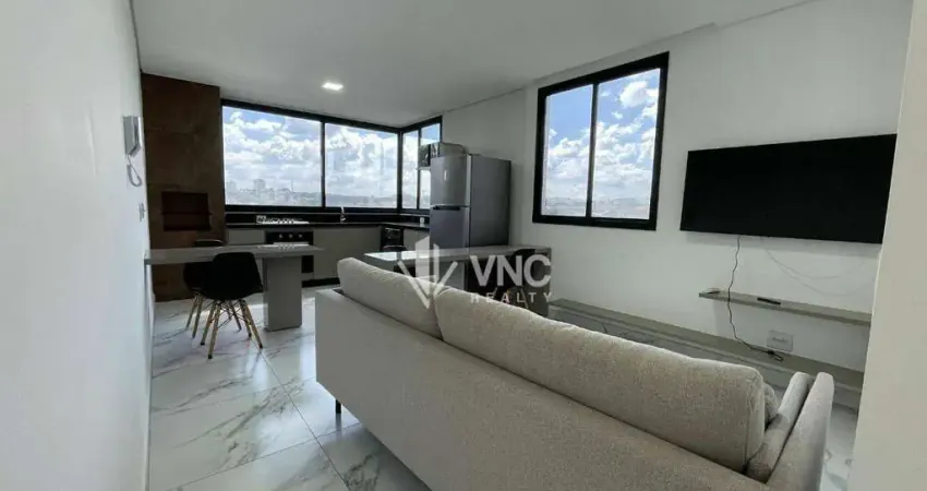 Flat com 1 quarto para alugar, 33 m² por R$ 2.500/mês - Centro - Betim/MG