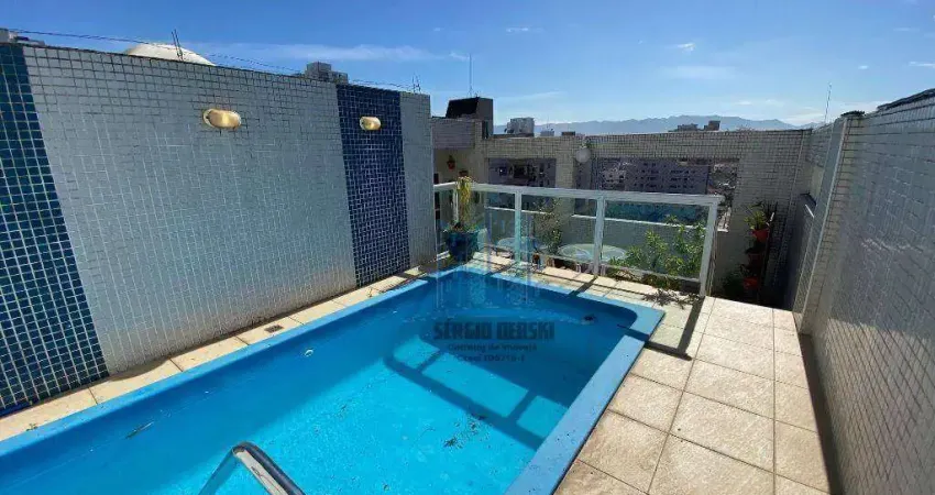 Vende-se ou aluga-se cobertura à uma quadra da praia do Embaré, Santos-SP. Próximo ao SESC. Sol da manhã