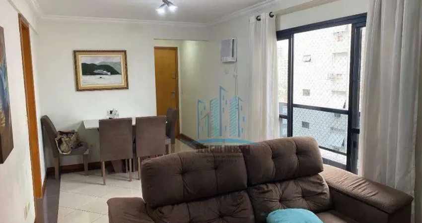Vende-se apartamento, andar alto, claro e arejado, com 3 quartos. bairro da aparecida, próximo ao shopping praiamar.