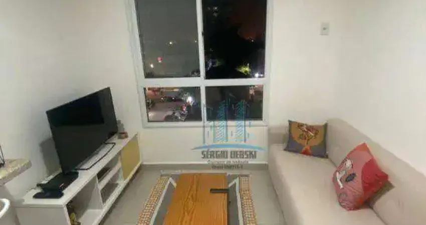 Aluga-se apartamento de 1 quarto, mobiliado, próximo ao unisanta e demais universidades de santos, bairro boqueirão.