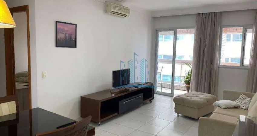 Ótimo apartamento à venda, gonzaga, mobiliado, com 2 dormitórios (sendo 1 suíte), terraço, lazer.