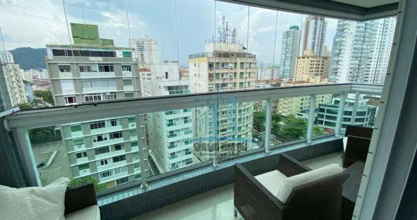 Lindo apartamento à venda, vista livre, ampla varanda, à uma quadra da praia. 3 suítes, 3 vagas, lazer.