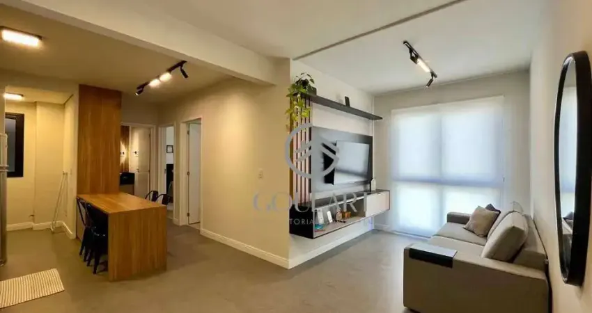 Apartamento 2 quartos mobiliado impecável próximo a av. dom joaquim