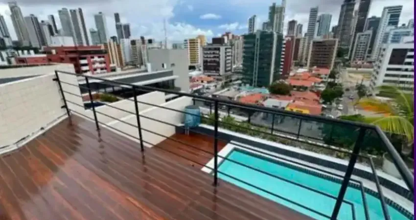 Cobertura com 4 quartos para alugar na Avenida Antônio Lira, Cabo Branco, João Pessoa