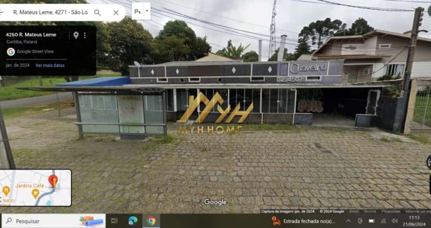 Terreno à venda na Rua Mateus Leme, 4271, São Lourenço, Curitiba