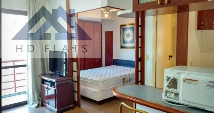 Flat com 1 quarto para alugar na Alameda Jauaperi, 1083, Moema, São Paulo