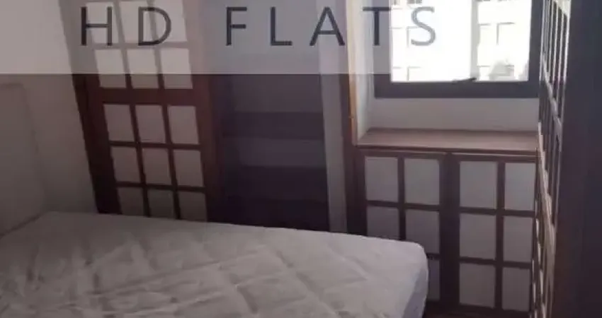 Flat com 1 quarto para alugar na Alameda Jauaperi, 1083, Moema, São Paulo