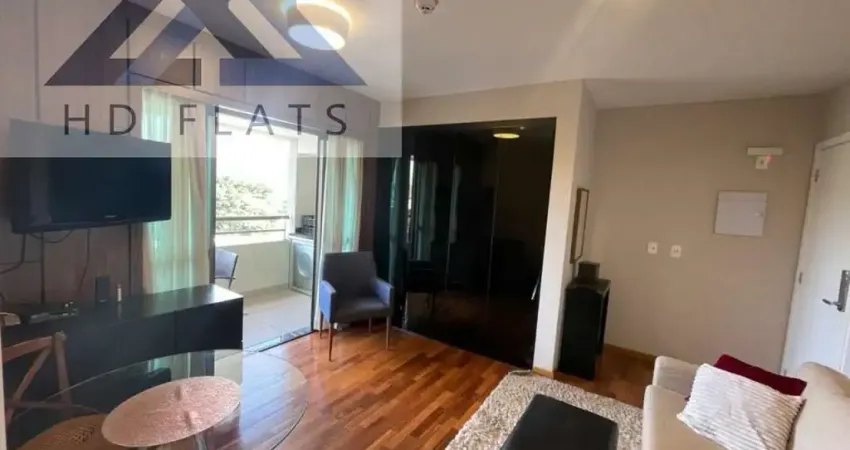 Flat com 1 quarto para alugar na Rua Ribeiro do Vale, 152, Brooklin Paulista, São Paulo
