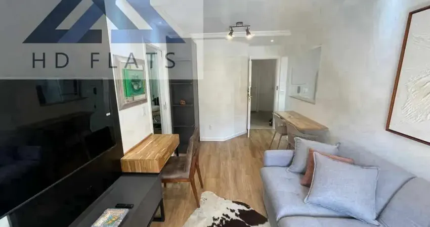 Flat com 1 quarto para alugar na Avenida Miruna, 320, Indianópolis, São Paulo