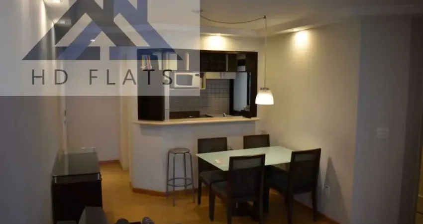 Flat com 1 quarto para alugar na Avenida Miruna, 320, Indianópolis, São Paulo