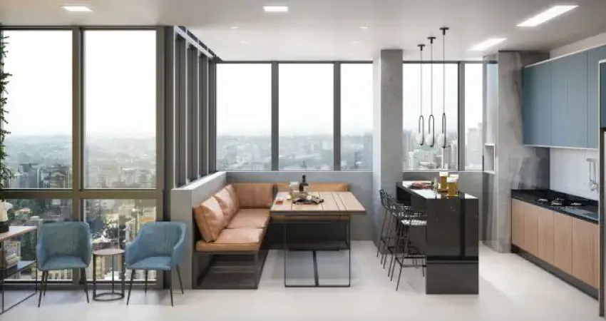 Apartamento para venda possui 30 metros quadrados com 1 quarto em centro - curitiba - pr