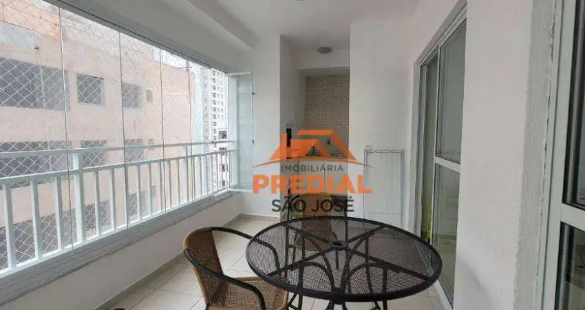 Apartamento com 2 dormitórios para alugar, 71 m² por R$ 4.474,25/mês - Jardim Aquarius - São José dos Campos/SP