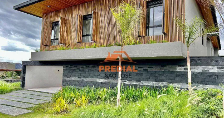 Casa com 4 dormitórios à venda, 600 m² por R$ 6.450.000,00 - Condomínio Reserva do Paratehy - São José dos Campos/SP