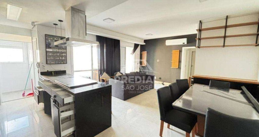 Apartamento com 2 dormitórios para alugar, 99 m² - Royal Park- São José dos Campos/SP