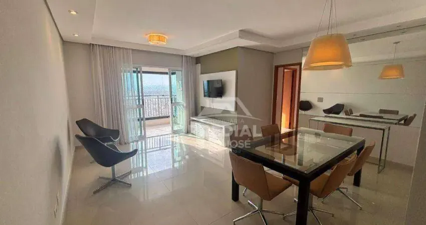 Apartamento com 3 dormitórios para alugar, 111 m² por r$ 6.720/mês - jardim aquarius - são josé dos campos/sp