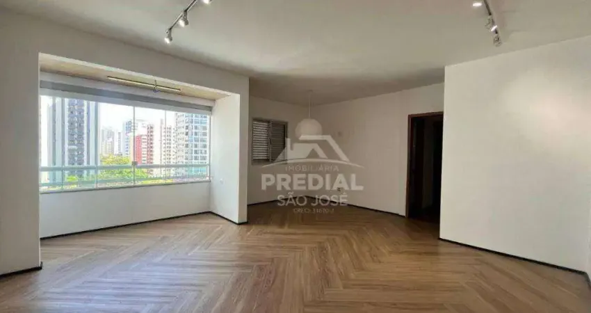 Apartamento para locação no jd aquarius - 96 m² - 2 dorms - sala ampliada