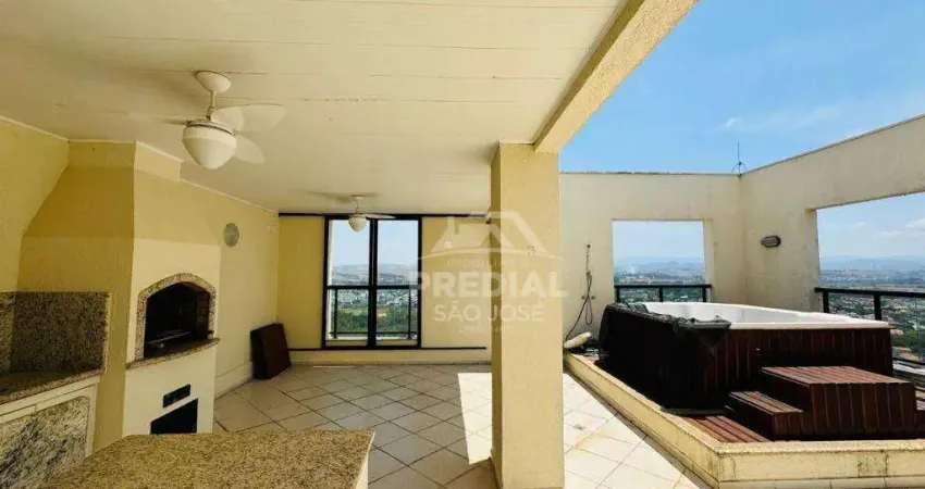 Cobertura com 4 dormitórios à venda, 242 m² - jardim esplanada ii - são josé dos campos/sp