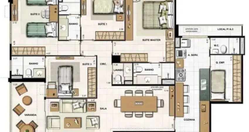 Apartamento à venda na Avenida Vice-Presidente José Alencar, Barra Olímpica, Rio de Janeiro - RJ