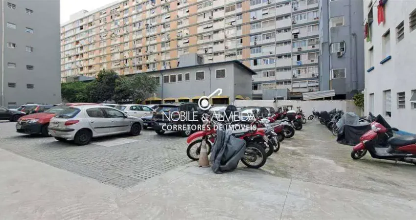 Kitnet à venda na avenida doutor epitácio pessoa, embaré, santos - sp